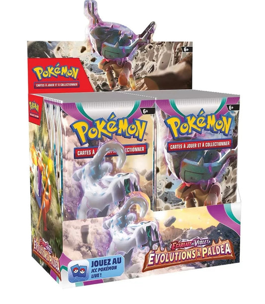 Pokémon EV02 : Display 36 Boosters Évolution à Paldéa