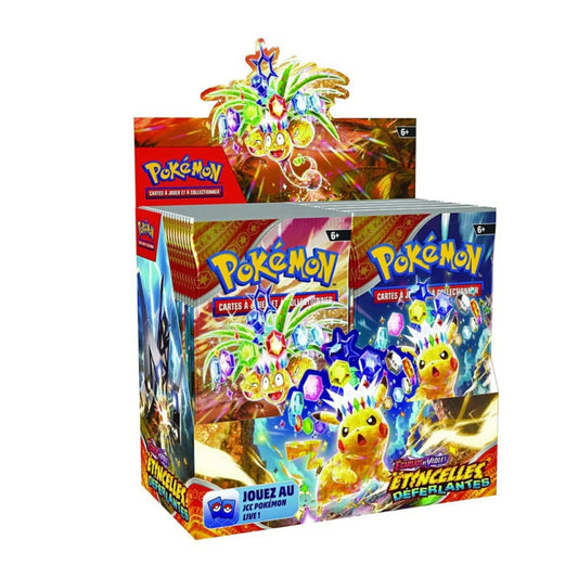 Pokemon EV08 : Display 36 Boosters Écarlate et Violet Etincelles Déferlantes