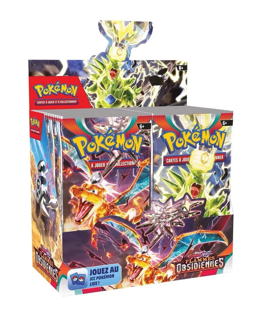 Pokemon EV03 - Flammes Obsidiennes 36 Boosters